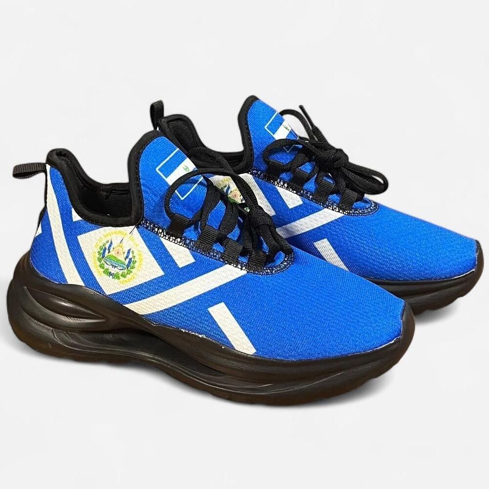 Unbranded Women's Blue and White Trainers
